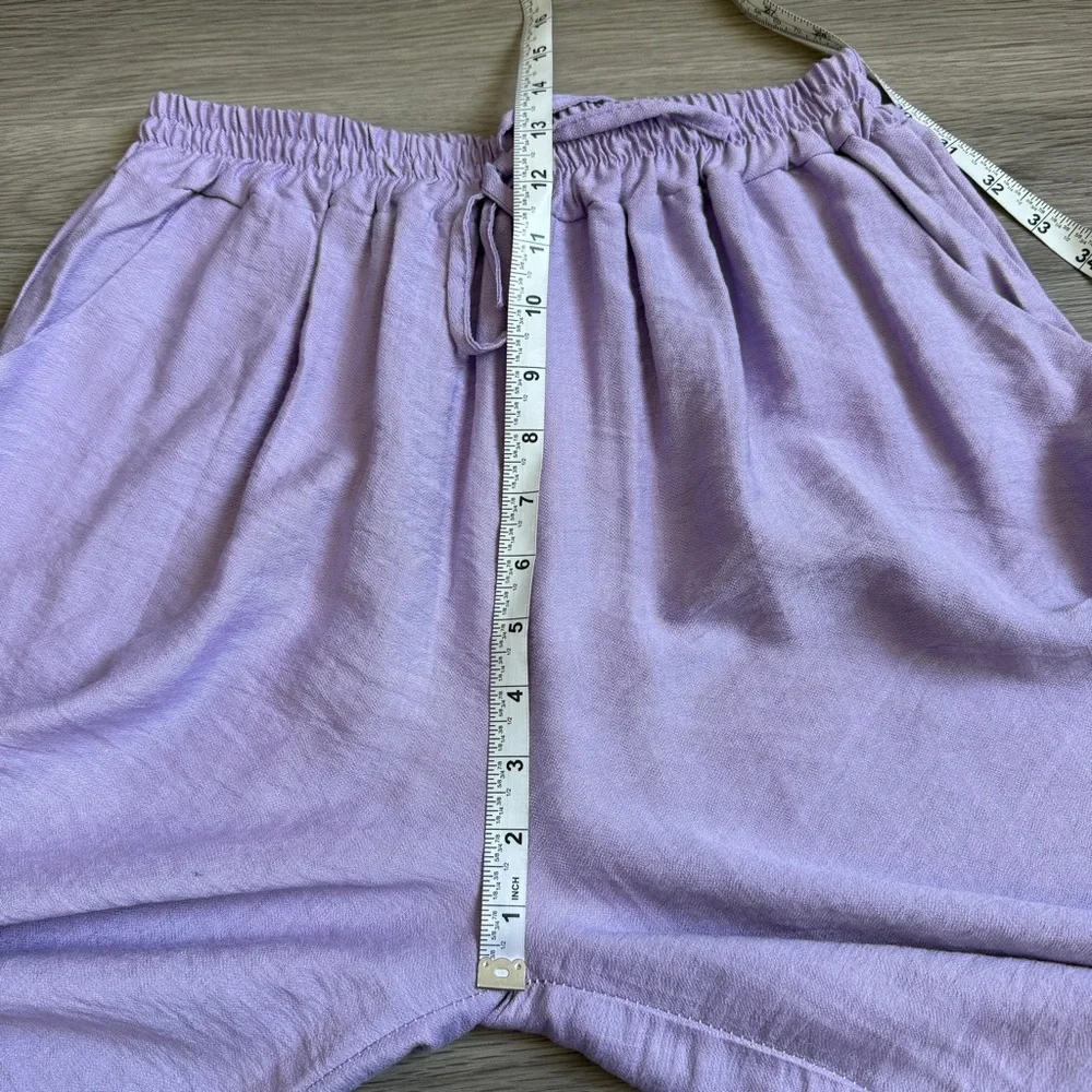Coastal Bloom Lavender Wide-Leg Pants - Picture 5 of 8